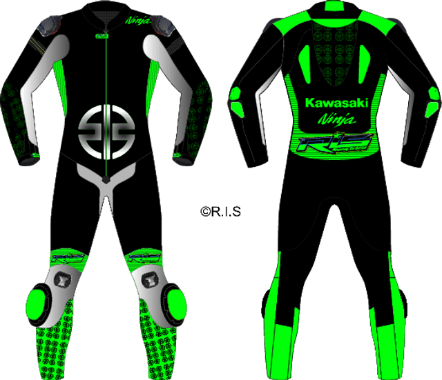 Custom leather one piece suit 